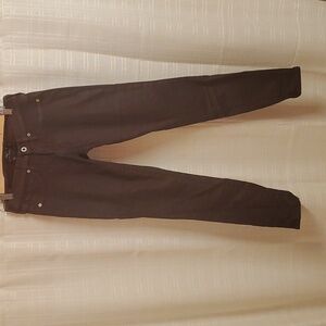 Lucky Brand Jeans Womens Size 4 Size 27 Deep Burgundy Charlie Skinny